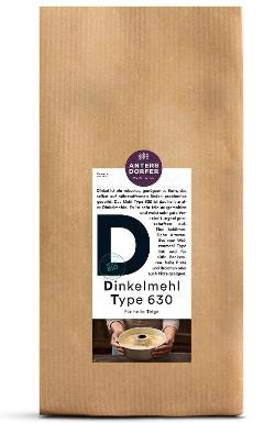 Produktfoto zu Dinkelmehl 2,5kg Type 630