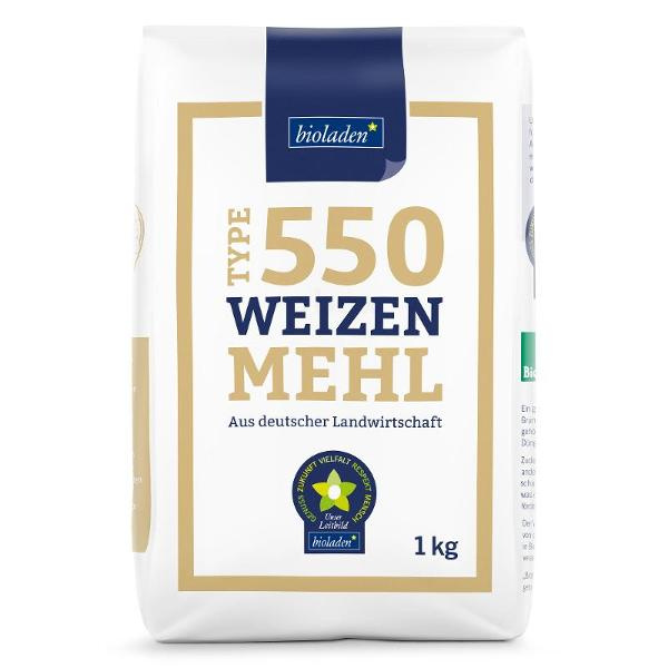 Produktfoto zu Weizenmehl 1kg Type 550