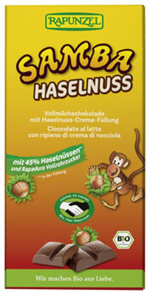 Produktfoto zu Samba Schokolade mit 45% Haselnüssen