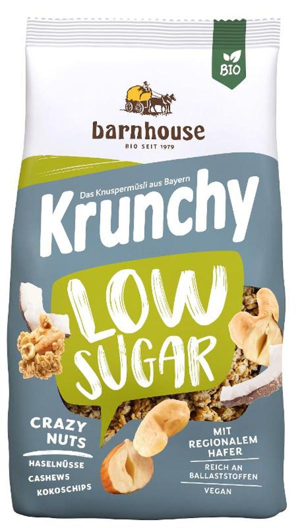 Produktfoto zu Müsli Krunchy Low Sugar Nuss 375g