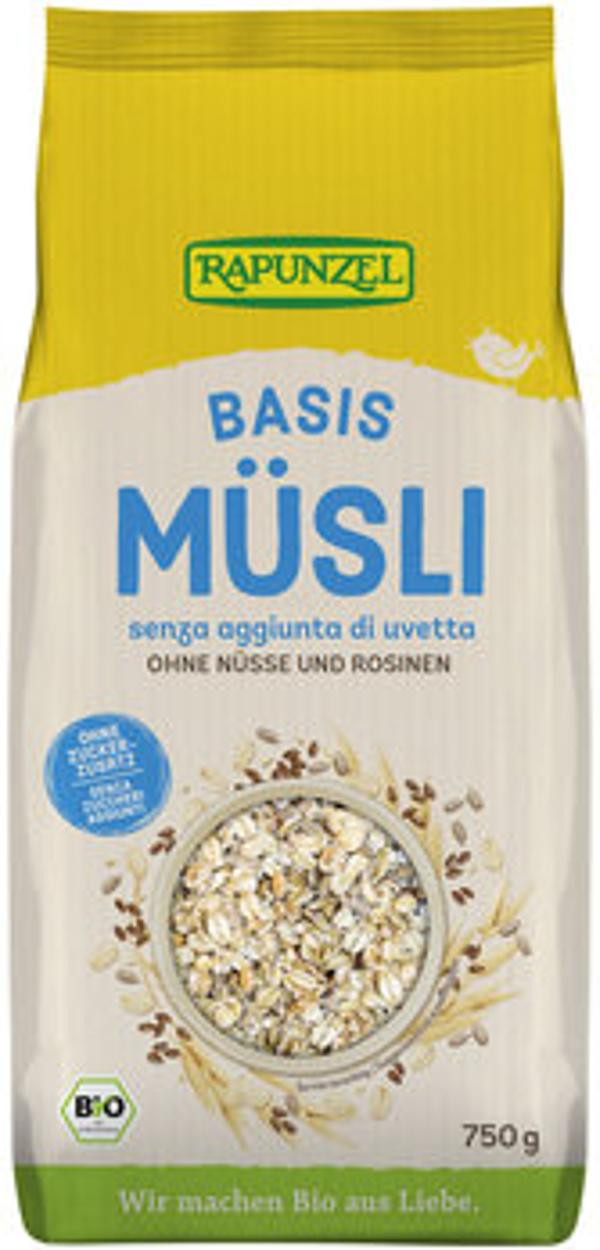 Produktfoto zu Rapunzel Müsli Basis 750g