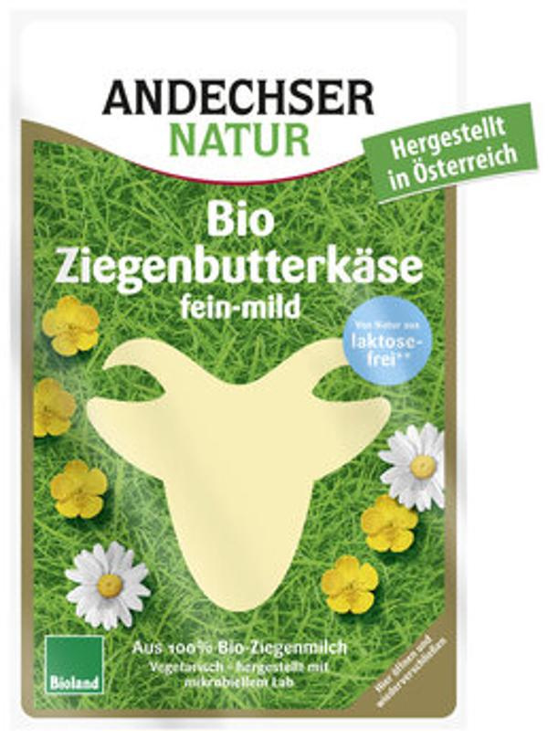 Produktfoto zu Ziegenbutterkäse in Scheiben