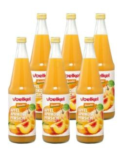 Produktfoto zu Apfel Aprikose Pfirsichsaft 6x0,7l