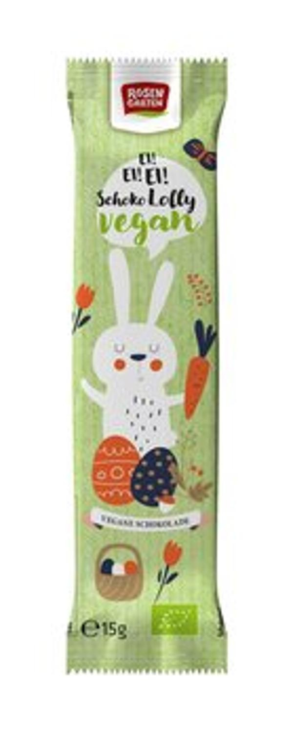 Produktfoto zu Schoko-Lolly Osterhase vegan