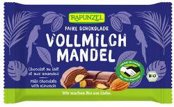 Produktfoto zu Schokolade Vollmilch mit ganzen Mandeln