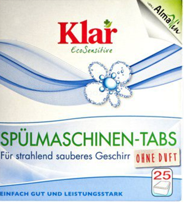 Produktfoto zu Klar Spülmaschinentabs 25 Stück