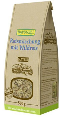 Produktfoto zu Reismischung Wildreis Vollkorn 500g