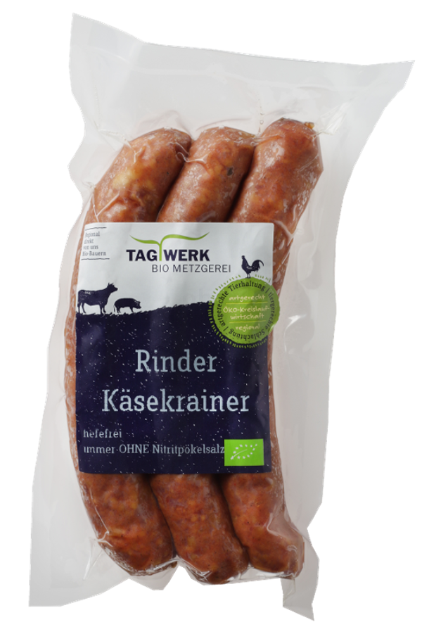 Produktfoto zu Rinder-Käsekrainer  3 Stück