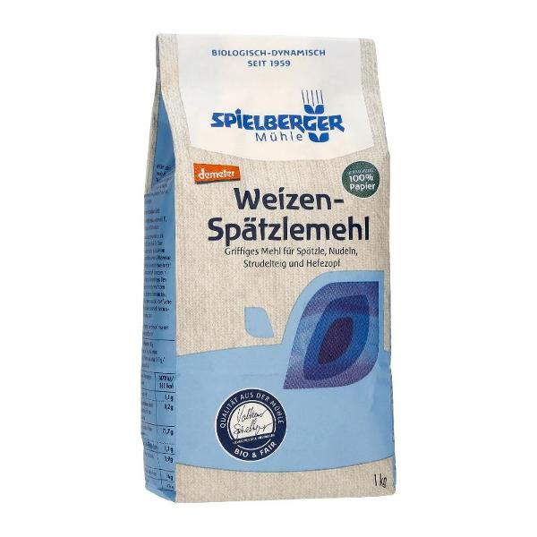 Produktfoto zu Griffiges Weizenmehl für Spätzle, Nudeln, Strudelteig, Hefezopf, 1kg