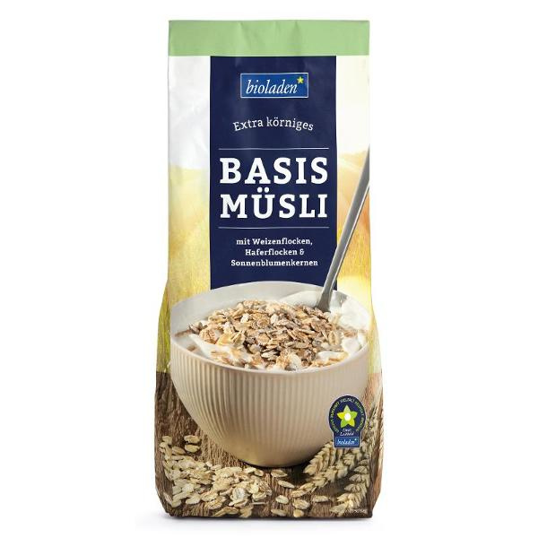 Produktfoto zu bioladen Müsli Basis 750g