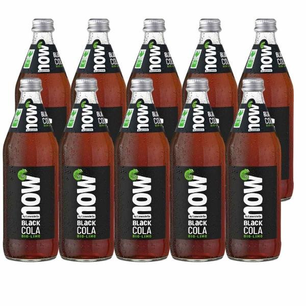 Produktfoto zu now Black Cola 10x0,5l