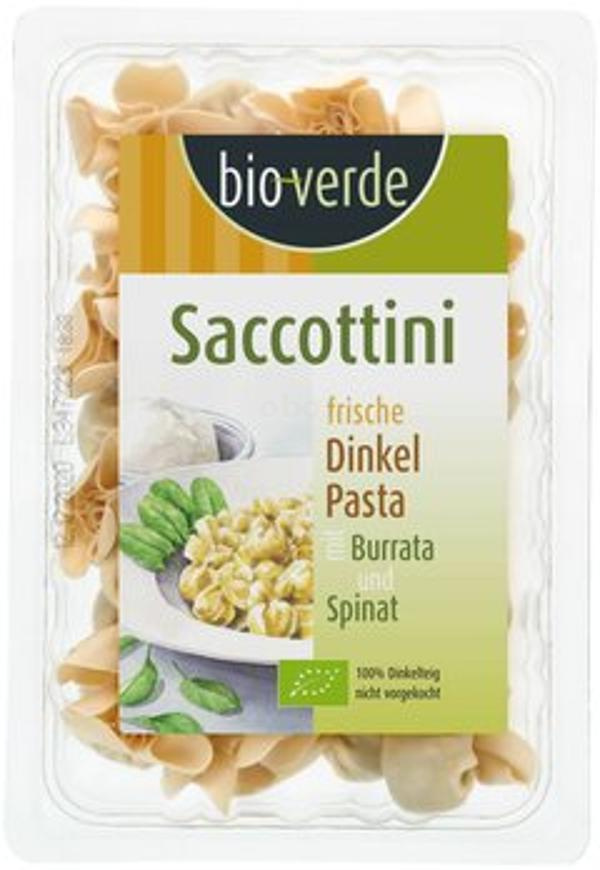 Produktfoto zu Saccottini Dinkel mit Burrata Spinat 250g