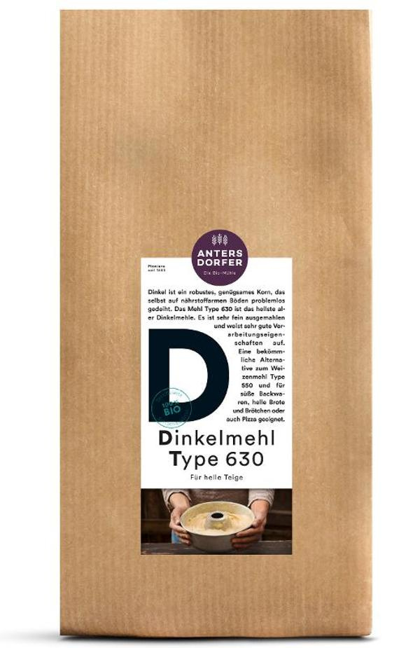 Produktfoto zu Dinkelmehl 2,5kg Type 630