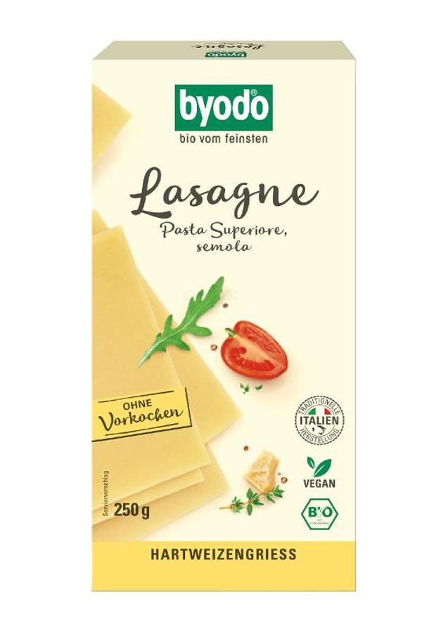 Produktfoto zu byodo Lasagne Platten 250g