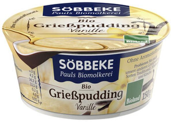 Produktfoto zu Grießpudding mit Vanille 150g