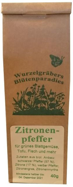 Produktfoto zu Zitronenpfeffer gemahlen 40g