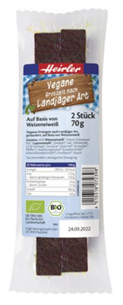 Produktfoto zu Vegane Brotzeit nach Landjäger Art 2 Stück