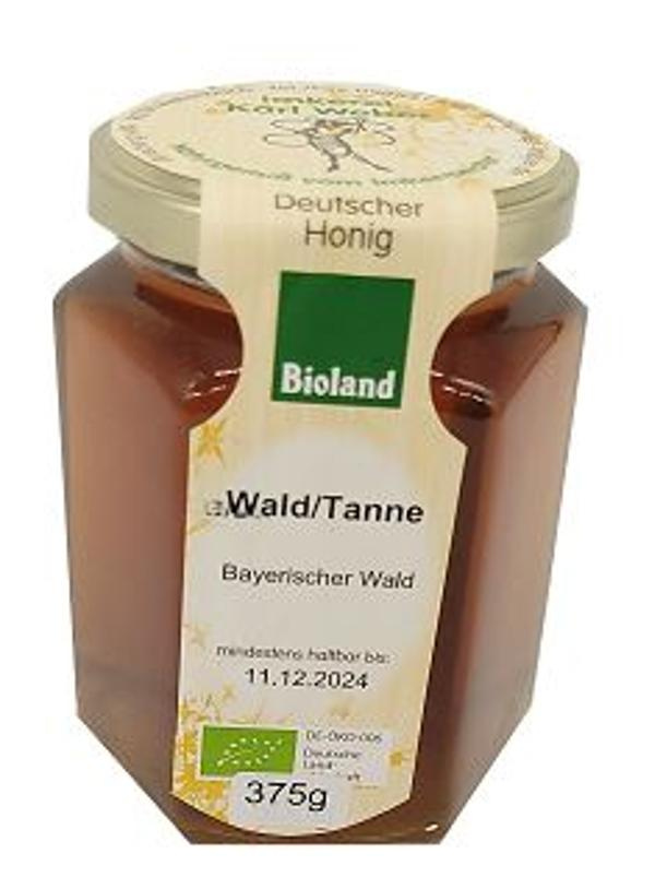 Produktfoto zu Honig Wald Tanne 375g