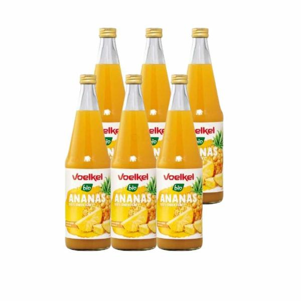 Produktfoto zu Ananassaft 100% Direktsaft 6x0,7l