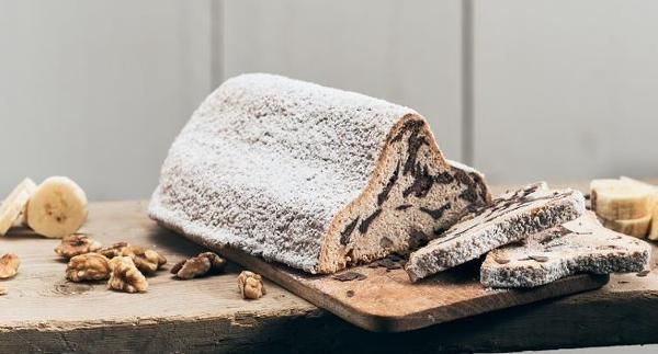 Produktfoto zu BananenWalnußstollen, 600g