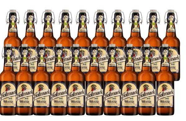 Produktfoto zu Hofmark Weißbier 20x0,5l