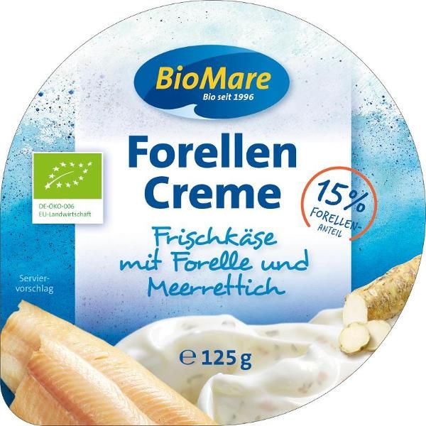 Produktfoto zu Frischcreme Forelle & Meerrettich, 125g