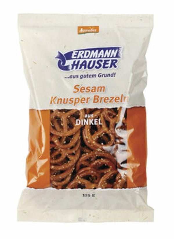 Produktfoto zu Dinkel-Knusperbrezeln mit Sesam