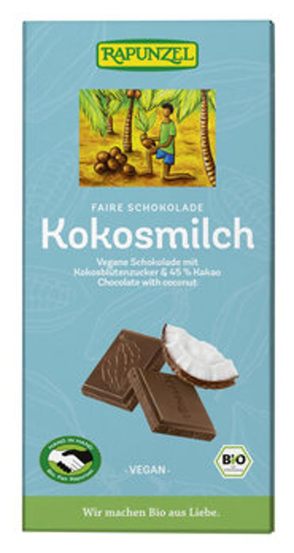 Produktfoto zu Kokosmilch Schokolade HIH