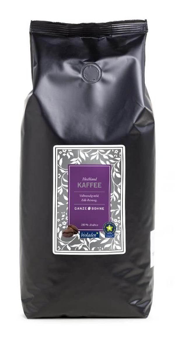 Produktfoto zu Hochlandkaffee ganze Bohne 1kg