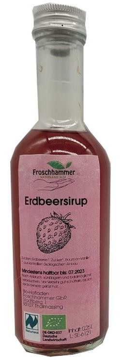 Produktfoto zu Erdbeersirup 0,25l