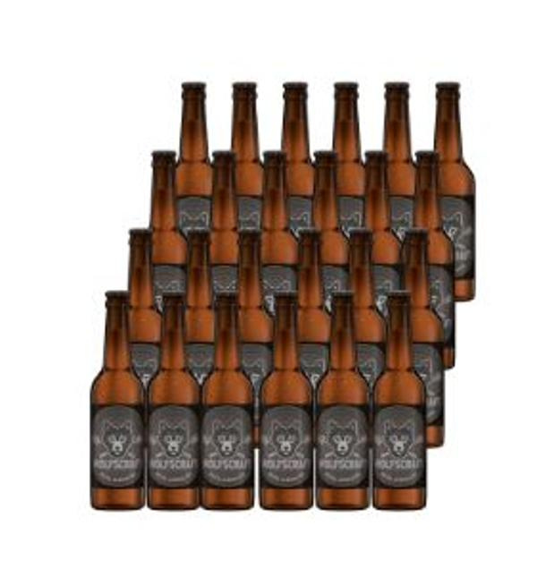 Produktfoto zu Bier alkoholfrei Wolfscraft Brutal 24x0,33l