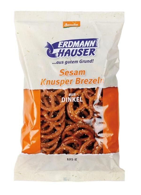 Produktfoto zu Dinkel-Knusperbrezeln mit Sesam