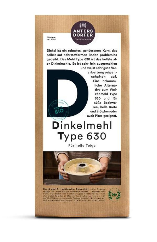 Produktfoto zu Dinkelmehl 1kg Type 630 regional