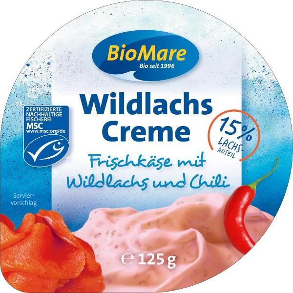 Produktfoto zu Frischcreme Wildlachs & Chili, 125g