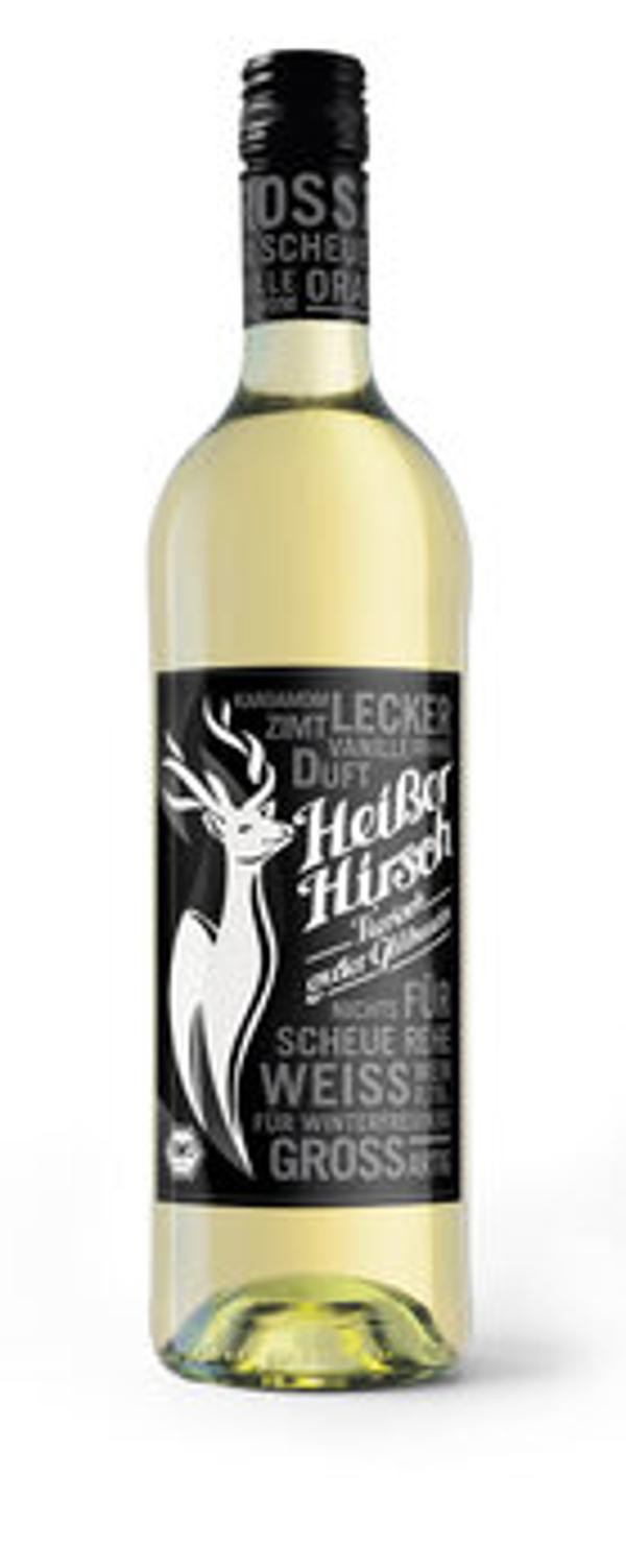 Produktfoto zu Glühwein Heißer Hirsch weiß 0,75l