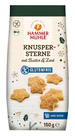 Produktfoto zu Knuspersterne Butter & Zimt